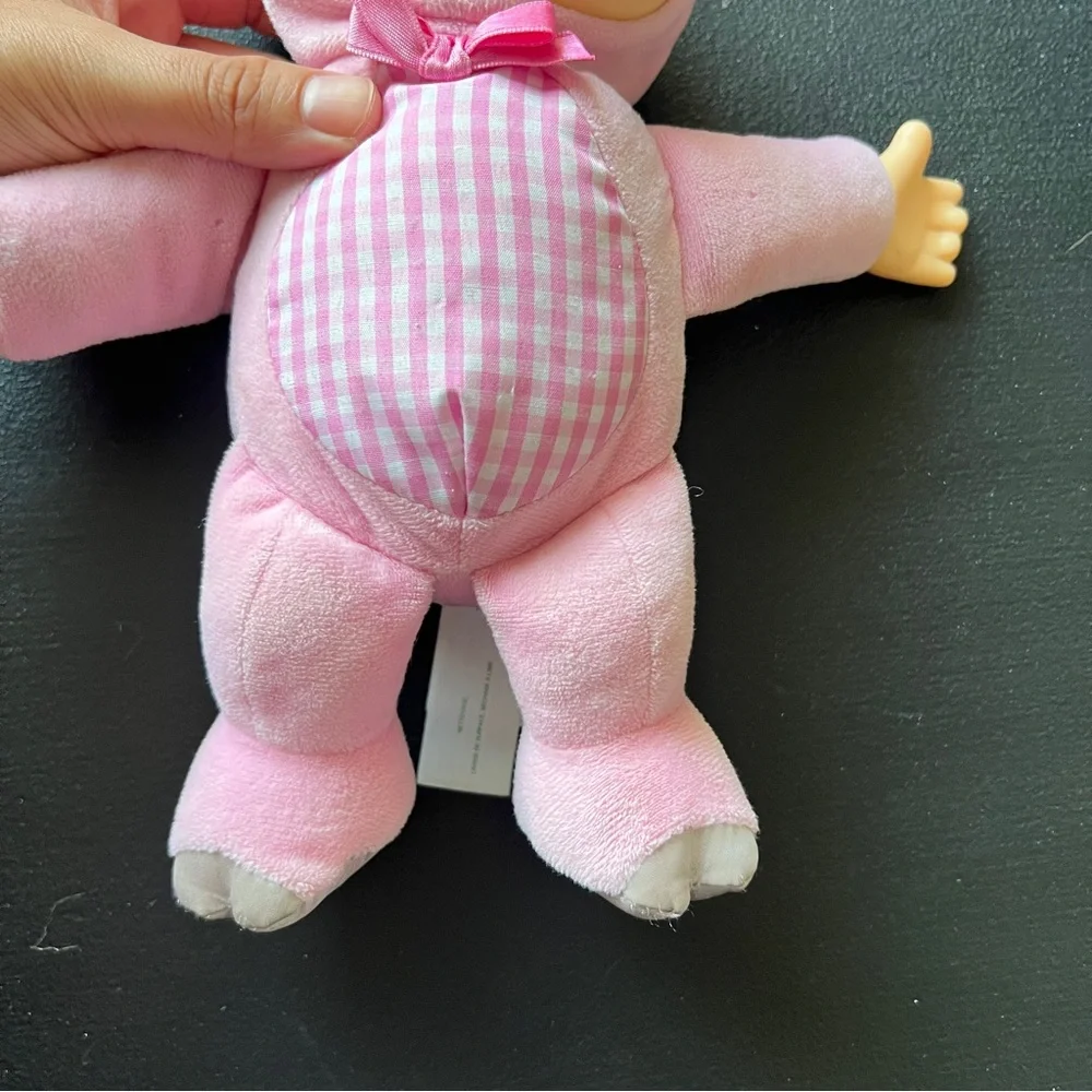 Cabbage Patch Kids Cuties Penny The Pig Doll 9” Pink Costume CPK - Picture 3 of 12